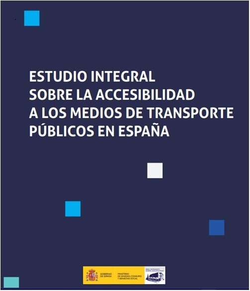 Portada del Estudio integral sobre accesibilidad a los medios de transporte público en España