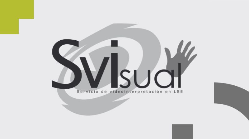 Logo de Svisual. Servicio de videointerpretación en LSE.