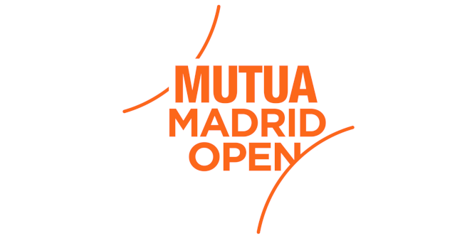 Logo del evento con el texto Mutua Madrid Open